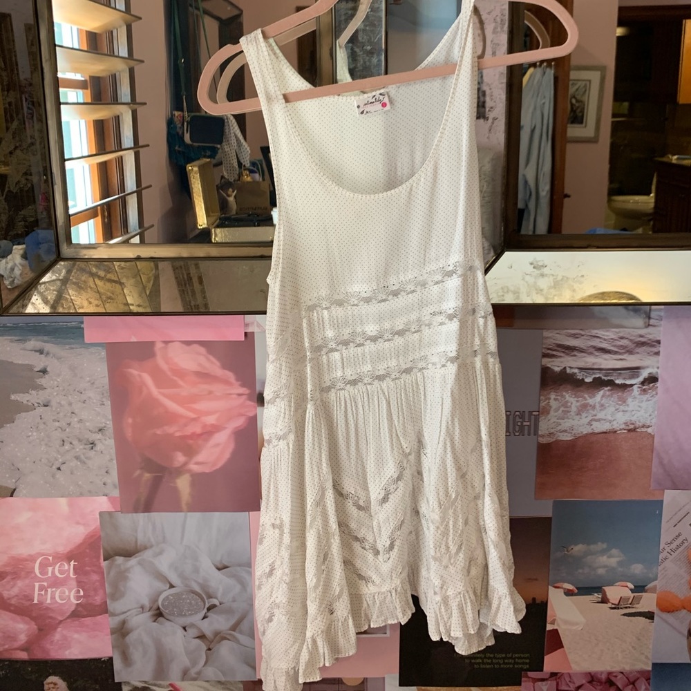white free people slip dress